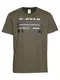 G-Star RAW T-Shirt khaki / weiß / schwarz