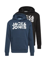 Sweatshirt schwarz / navy / weiß