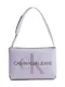 Calvin Klein Jeans Kabelka  lenvandulová / černá