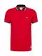 Superdry Majica  rdeča / bela / temno modra
