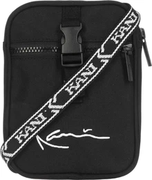 Umhängetasche ''''Signature Tape Messenger'''' schwarz / weiß