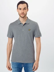 Lyle & Scott T-Shirt Poloshirt gelb/graumeliert/schwarz