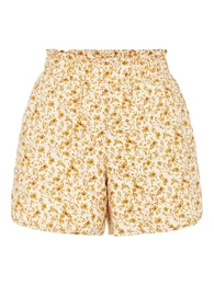 Kalhoty 'Nelia' písková / oranžová