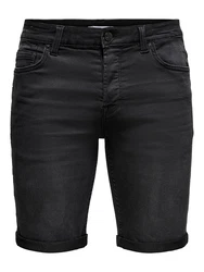 ONLY & SONS Jeansshorts ONSPLY 5189 black