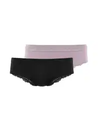Slip pastelno ljubičasta / crna