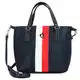 TOMMY HILFIGER Nákupní taška 'Poppy'  námořnická modř / noční modrá / červená / bílá