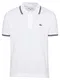 LACOSTE Majica  mornarska / bela