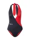Tommy Hilfiger Underwear Plavky ''''CHEEKY ONE-PIECE''''  červená / marine modrá / bílá