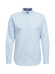 Hemd ''''FRANK'''' hellblau / rot / navy