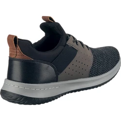 Skechers Classic Fit Delson Camden Sneaker braun/schlammfarben/hellgrau/schwarz