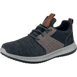 Skechers Classic Fit Delson Camden Sneaker braun/schlammfarben/hellgrau/schwarz
