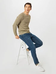 Key Largo Strickpullover Thomas dunkelbeige