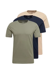 Shirt beige / navy / khaki