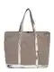 Vanessa Bruno Shopper torba 'CABAS'  taupe siva / srebro
