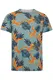 BLEND T-Shirt mit Allover Print blau / mischfarben
