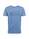 BOSS Casual Shirt rauchblau / schwarz