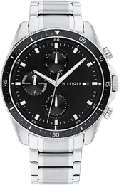 Uhr schwarz / silber