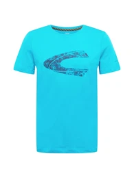 T-Shirt dunkelblau / himmelblau