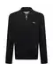 LACOSTE Sweatshirt hellgrün / feuerrot / schwarz / weiß