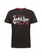 JACK & JONES Majica ''''MOON''''  grenada / rna / bela
