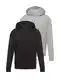 JACK & JONES Majica  pegasto siva / rna
