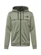 THE NORTH FACE Sportsweatjacke khaki / schwarz / weiß