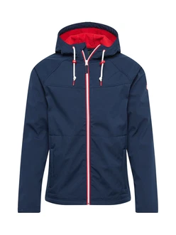 Derbe Jacke Isleby marine/rot/wei