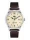 LACOSTE Analoguhr silber / schoko
