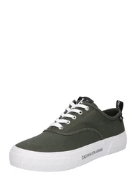 Jeans Sneaker khaki / schwarz / weiß