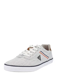Sneaker ''''ALFA'''' hellgrau / navy / dunkelorange