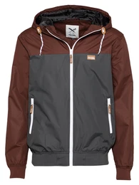 Jacke 'Auf Deck' schoko / dunkelgrau