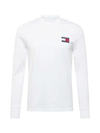 Tommy Jeans Shirt weiß / navy / hellrot
