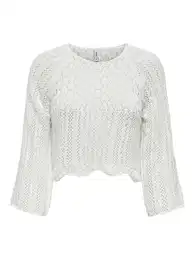 Svetr 'ONLNola Life' bílá