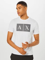 ARMANI EXCHANGE T-Shirt '8NZTCK' schwarz/weiß