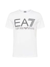 EA7 Emporio Armani T-Shirt weiß / schwarz
