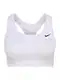 NIKE Športni nederček  bela / črna