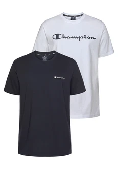 Champion T-Shirt Basic Rundhals marine/weiß Champion T-Shirt Basic Rundhals marine/weiß