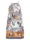 Superdry Letní šaty ''''Cami''''  bílá / antracitová / oranžová