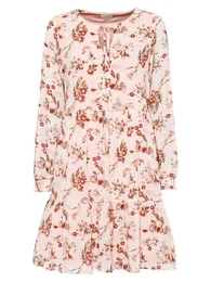 Šaty 'Ura' opálová / olivová / růžová / červená