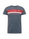 Pepe Jeans T-Shirt ''''BENDER'''' rot / weiß / taubenblau