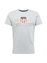 T-Shirt gold / rot / blau / weiß