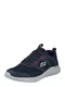 SKECHERS Sneaker navy / rostrot / opal / weiß