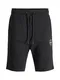 JACK & JONES Shorts schwarz / weiß