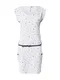 Ragwear Poletna obleka ''''Tag''''  siva / modra / rjava / pegasto bela