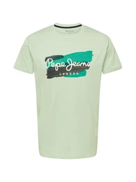 Shirt ''''AITOR'''' pastellgrün / jade / weiß / graphit