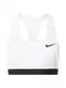 NIKE Sportski grudnjak  crna / bijela