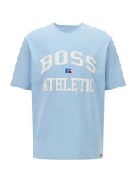 Casual T-Shirt ''''Russell Athletic'''' hellblau / weiß / blau