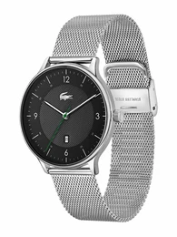 Uhr silber / schwarz
