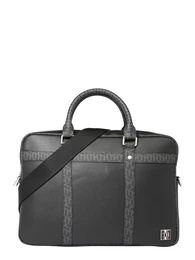 TOMMY HILFIGER Tasche schwarz / grau