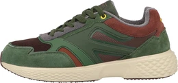 Sneaker grün / weiß / braun / grau / gelb